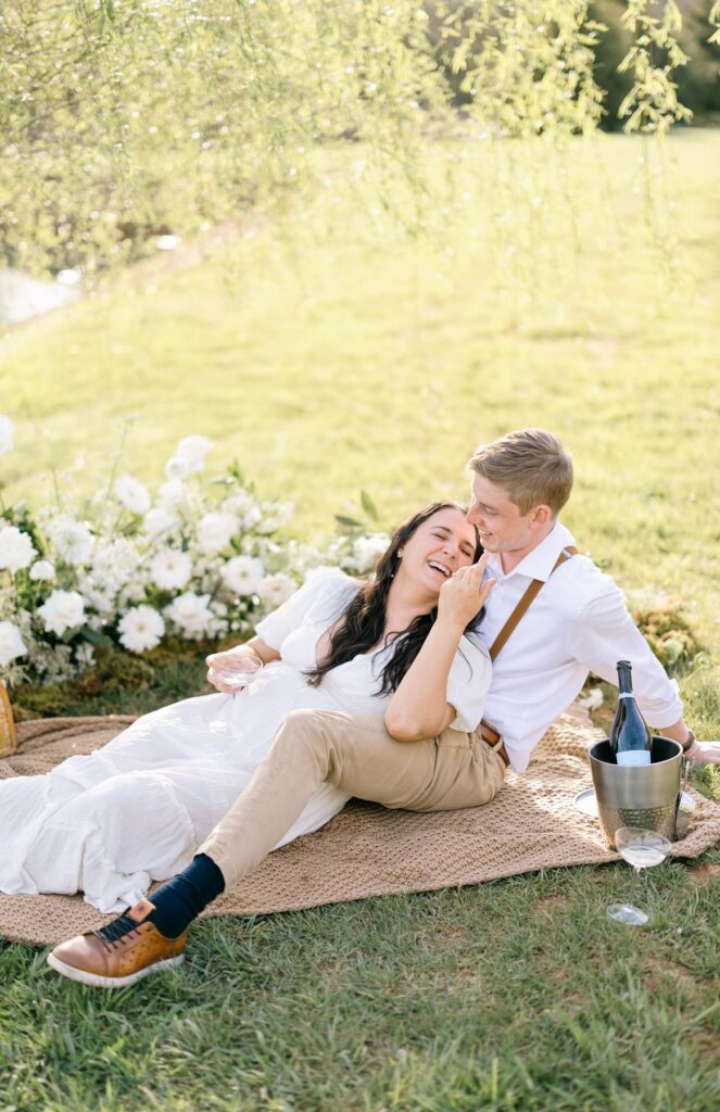 Splendor Pond Flower Farm Engagement Session