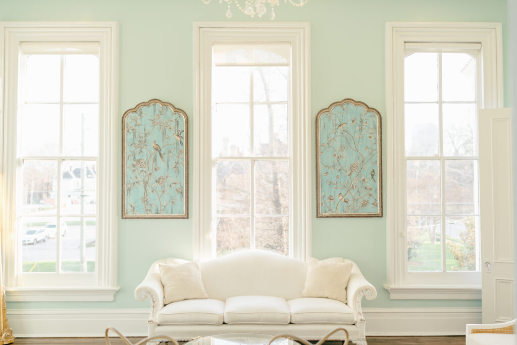 Bridal suite at the Merrimon-Wynne house in Raleigh North Carolina