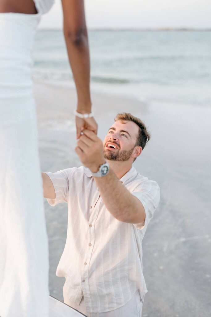 boat engagement session in St. Petersburg florida